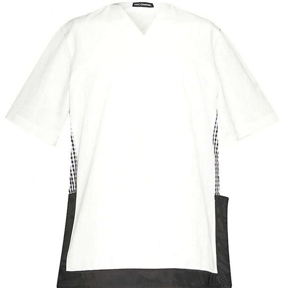 BNWT SS20 NICOMEDE EPISODE 1 GINGHAM MOIRE STRETCH TSHIRT L - Picture 12 of 12